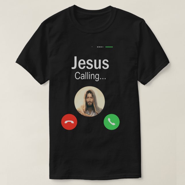 Camiseta Jesus Engraçado Consegue Presente de Batismo Crist (Frente do Design)