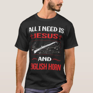 Camiseta Jesus engraçado Corne Inglês