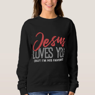 Camiseta Jesus Engraçado Presente - Jesus te ama, mas eu so