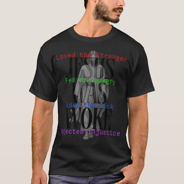Camiseta Jesus Era Consciente Empatia Bondade Amor (Frente)