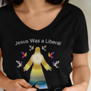 Camiseta Jesus era um político liberal personalizado