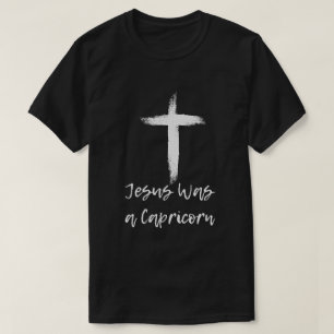 Camiseta Jesus era um Presente Engraçado de Capricórnio