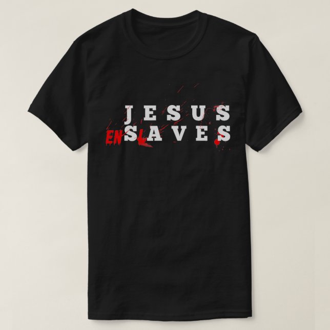 Camiseta Jesus Esescravos (Frente do Design)