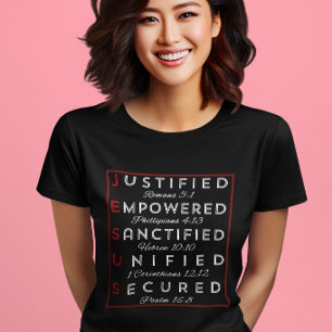 Camiseta JESUS - Espírito Santo Espiritual Ore pelas Mulhe
