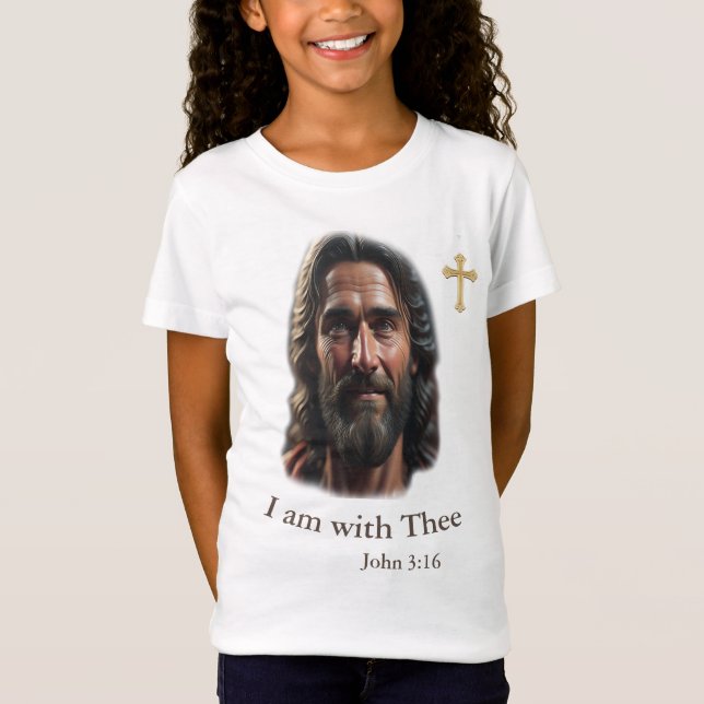 Camiseta Jesus está com você (Frente)