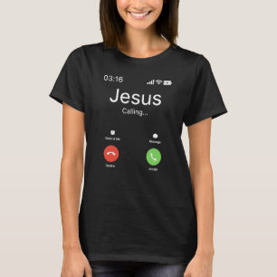 Camiseta Jesus Está Ligando - Cristão