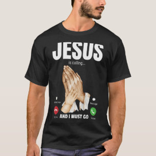 Camiseta Jesus Está Ligando E Preciso Ir 2