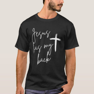 Camiseta Jesus está nas minhas costas Religião Cristã Cost
