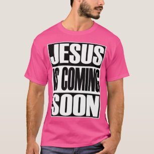 Camiseta Jesus Está Vindo Novamente Presente Cristão