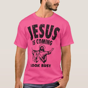 Camiseta Jesus Está Vindo Olhar Ocupado 1992