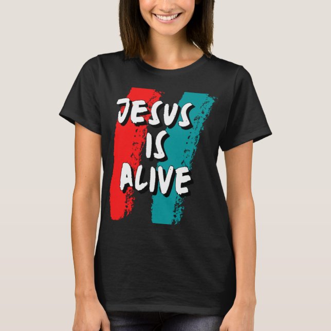 Camiseta Jesus está vivo (Frente)