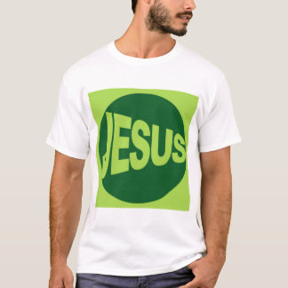 Camiseta Jesus - estilo verde