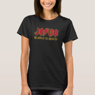 Camiseta Jesus Estrada Alta Para o Céu Gráfico Novidade Sar