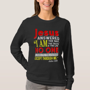 Camiseta Jesus, Eu Sou A Verdade E O Cristão Da Vida