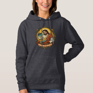 Camiseta Jesus Exausto Tubo de Proteína Vazia Humor de Acad