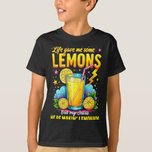 Camiseta Jesus Fazendo Limonada Bíblia Vida Me Deu Alguns L