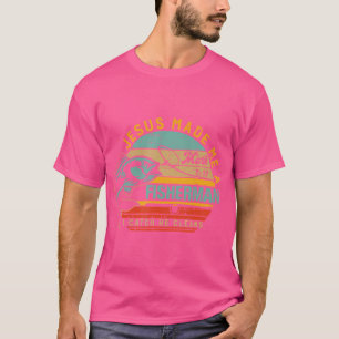Camiseta Jesus Fez De Mim Um Fisher Do Homem, Presente Cris