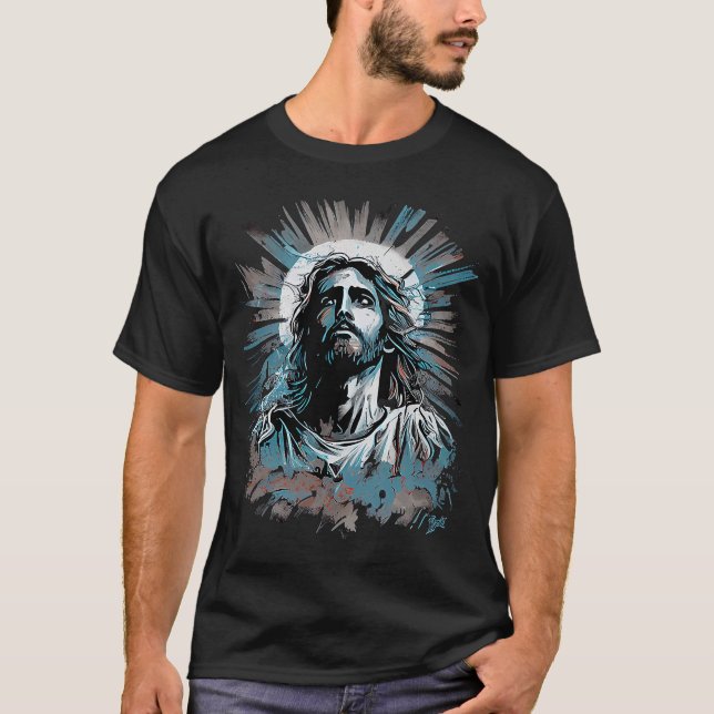 Camiseta Jesus Filho de Deus Luz do Mundo (Frente)