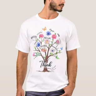 Camiseta Jesus Flor Borboleta Faith Christian Philippians