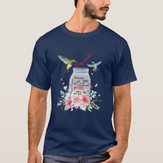 Camiseta Jesus Flor Hummingbird Faith Christian Way Maker