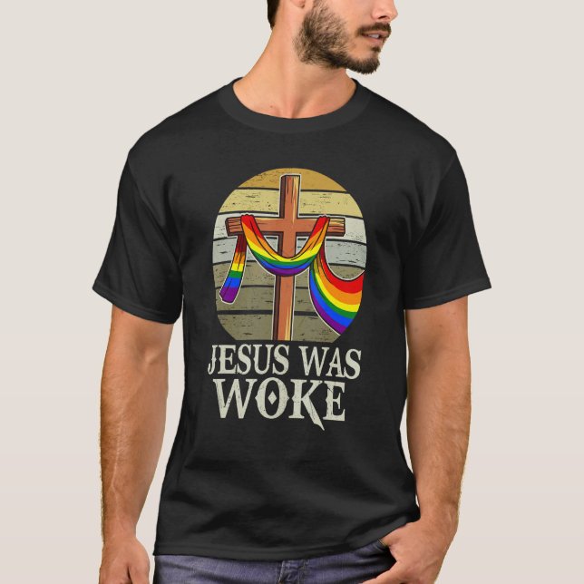 Camiseta Jesus foi liberal democrata-cristão Vintage (Frente)