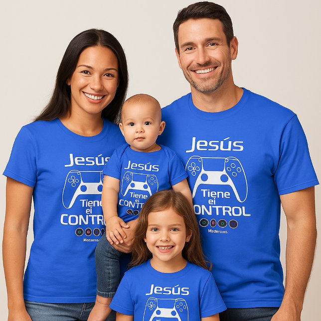 Camiseta Jesus Has the Control – Christian Gamer Shirt with (Criador carregado)