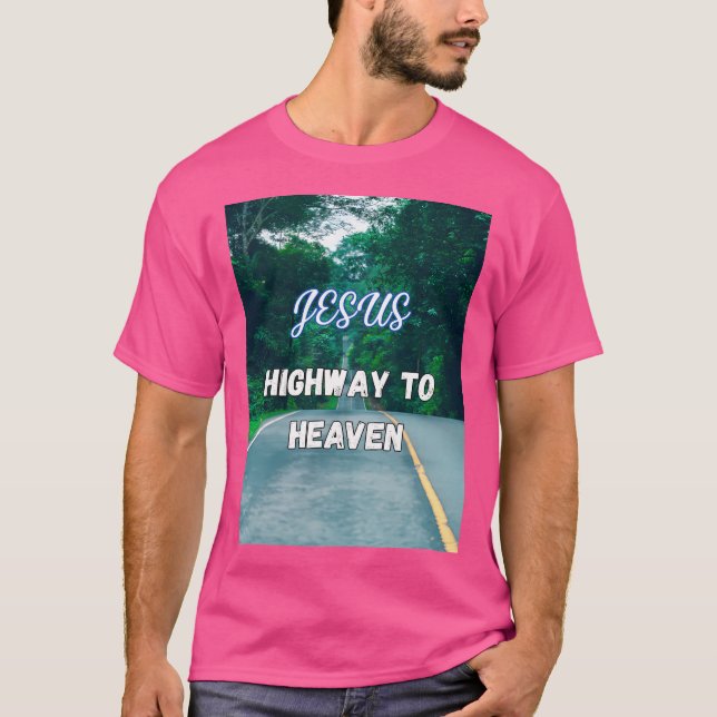 Camiseta Jesus Highway to Heaven (Frente)