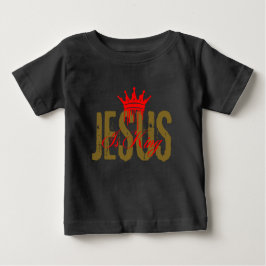 Camiseta Jesus is King Christian Bible Spiritual For