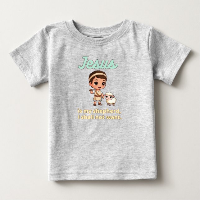 Camiseta Jesus is my shepherd  (Frente)