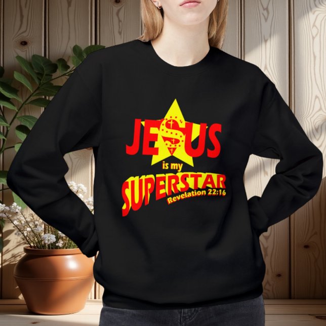 Camiseta Jesus is my Superstar, bible verse (Criador carregado)