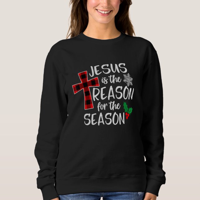 Camiseta Jesus Is The Reason For The Season Christian Chris (Frente)