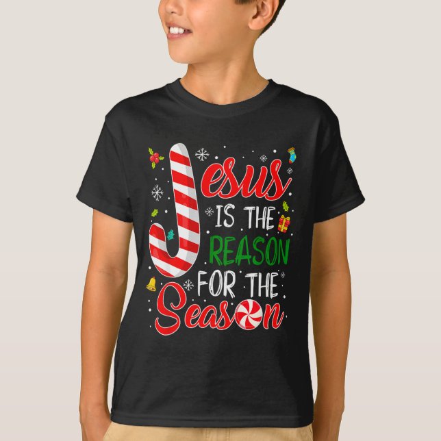 Camiseta Jesus Is The Reason For The Season Christmas Chris (Frente)
