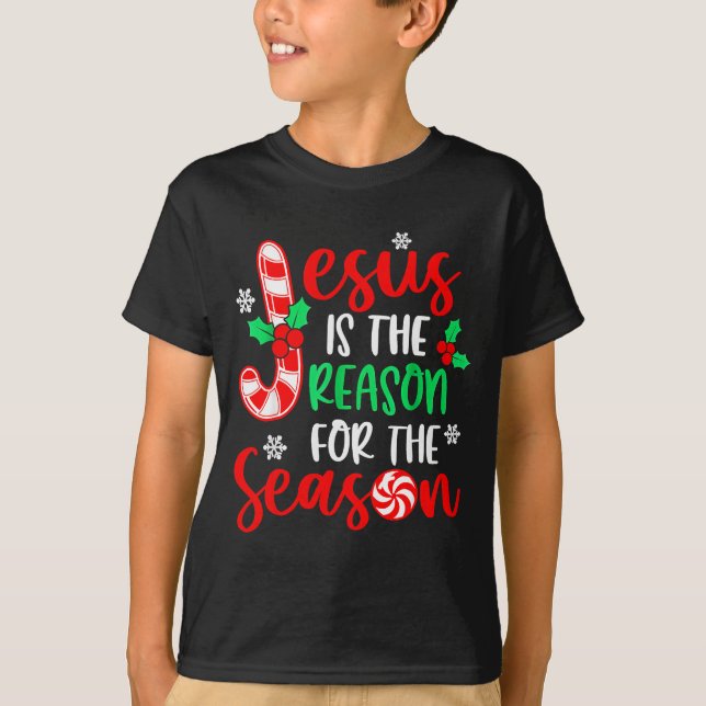Camiseta Jesus Is The Reason For The Season Christmas Xmas  (Frente)
