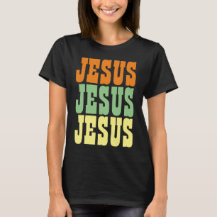 CAMISETA JESUS JESUS JESUS TYPOGRAPHY