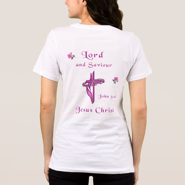 Camiseta Jesus João 3:16 (Verso)