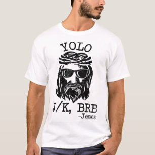 Camiseta Jesus Legal Páscoa Yolo Jk Brb Dia Cristão Piada M