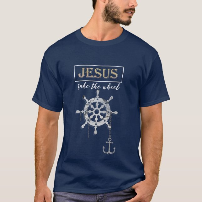 Camiseta Jesus leva o volante (Frente)