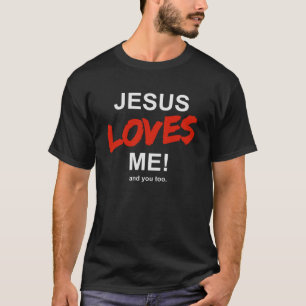 Camiseta Jesus Liebt Mich E Dich Auch Glaube Religião