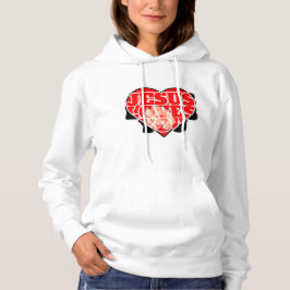 Camiseta Jesus Loves You-Inspirational Christian Faith Hood