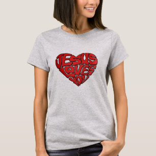 Camiseta jesus luv u-T-Shirt