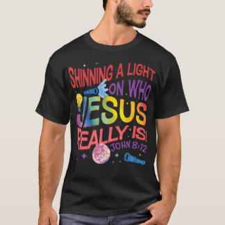 Camiseta Jesus Luz Do Mundo Estação de Iluminação Vbs