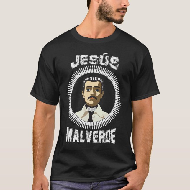 Camiseta Jesus Malverde Mexicano Hero Gift Jesus Malverde (Frente)