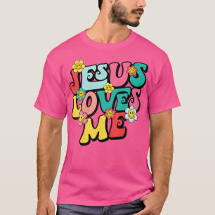 Camiseta Jesus me ama ao estilo da vegetação