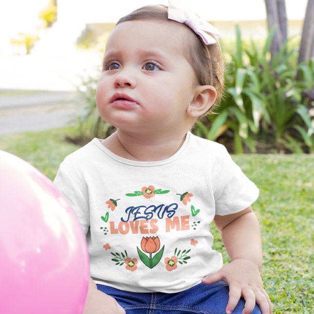 Camiseta JESUS ME AMA Cristão (Criador carregado)