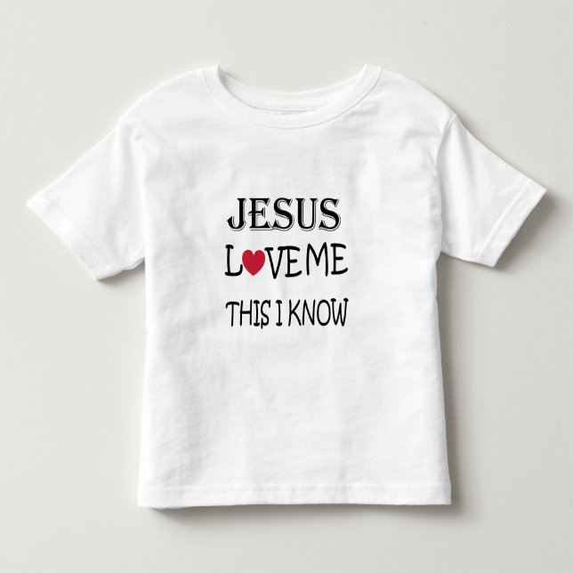 Camiseta Jesus me ama, eu sei (Frente)