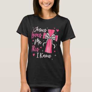 Camiseta Jesus Me Ama, Isso Eu Sei Deus Religioso Cristão