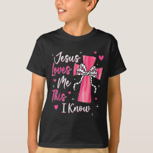 Camiseta Jesus Me Ama, Isso Eu Sei Deus Religioso Cristão
