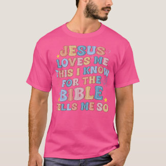 Camiseta Jesus Me Ama Isso Eu Sei Pela Bíblia Me Diz