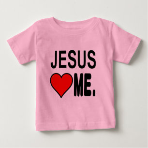 Camiseta Jesus me ama os presentes de Jesus