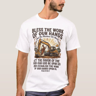 Camiseta Jesus Mecânico Diesel Equipamento Pesado